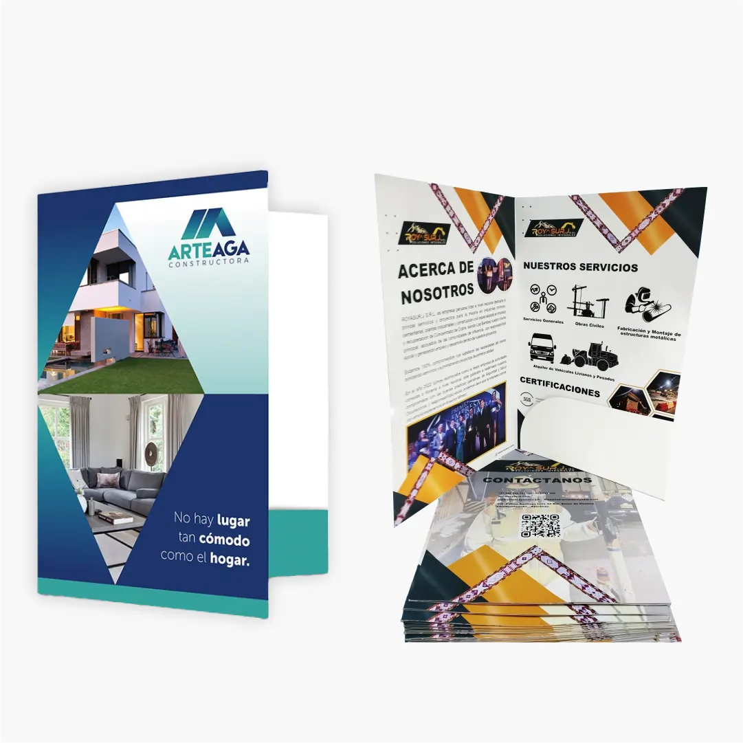 Brochures y carpetas